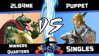 PSP Season 1 Last Chance Qualifier - 2L84me (Sephiroth/King K. Rool) VS. Puppet (Link) - SSBU