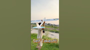 Autonomous Fixed-Wing Drone Takeoff Test – No Pilot Needed!