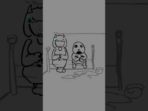 КРИС ВСТРЕЧАЕТ САНСА от @notsocoolgman62 в тиктоке #deltarune #sans #озвучка #мем