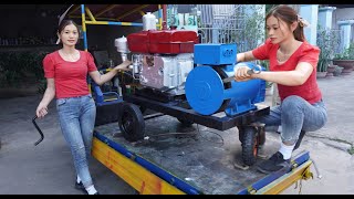 Genius Girl's Challenge: Recovering a 220V (9KW) Generator Forgotten for 20 Years.
