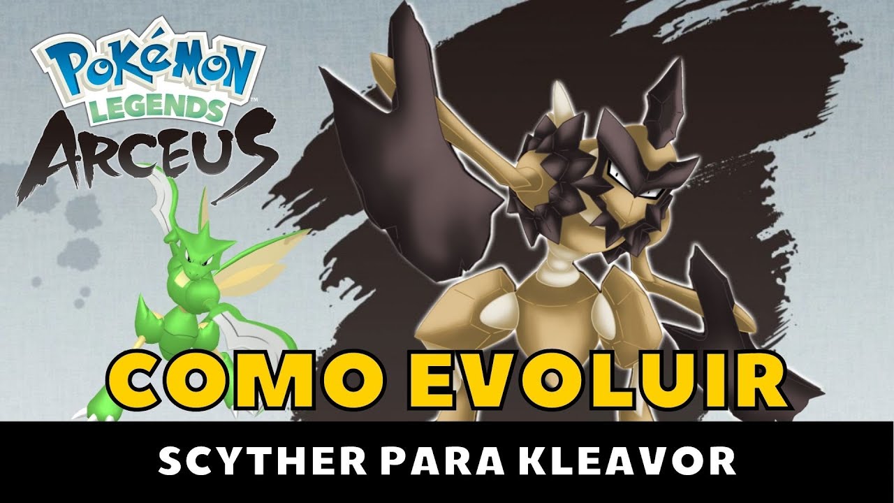Evoluir Scyther para Kleavor | Pokémon Legends Arceus - YouTube