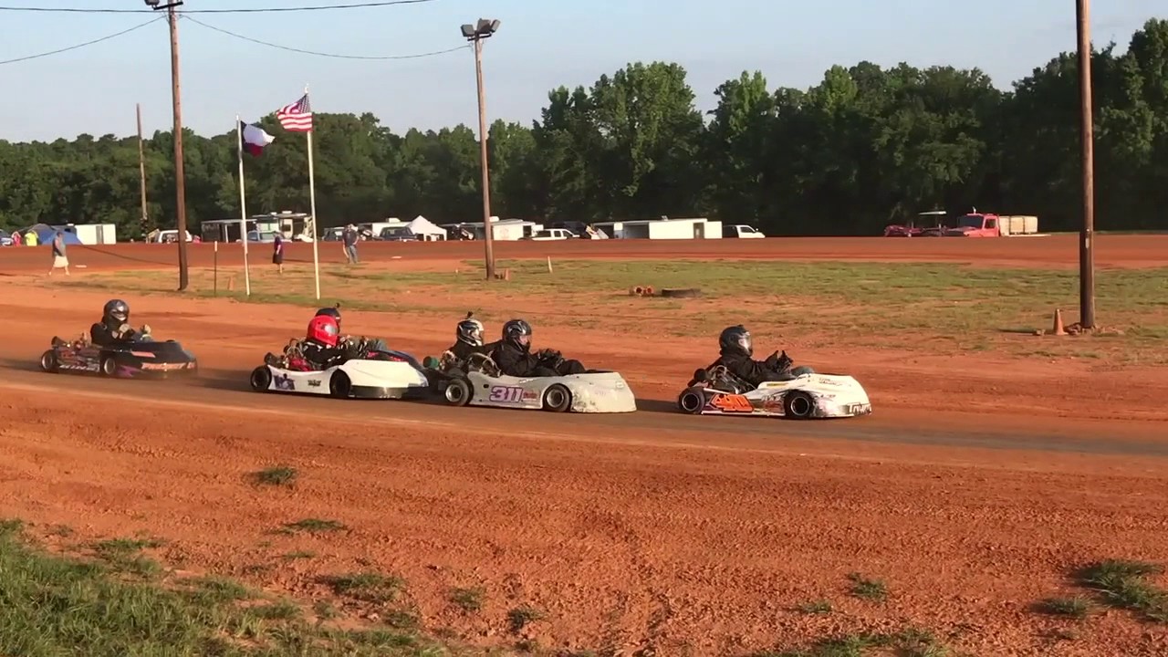 Winnsboro Kart Speedway racing action! YouTube