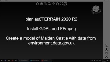 planlauf/TERRAIN 2020 R2 - Install GDAL and FFmpeg and create a model of Maiden Castle
