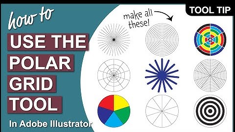 How to Use the Polar Grid Tool in Adobe Illustrator