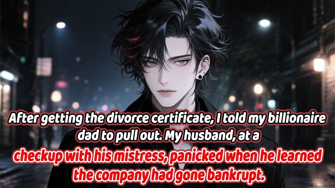 My husband slapped me . My dad snapped, Touch my daughter?  He with just wait for bankruptcy.
