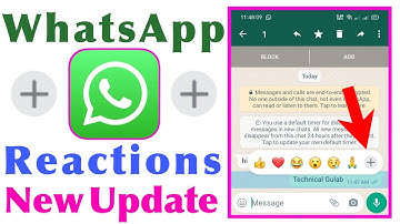 WhatsApp New Update Reactions Plus Button | WhatsApp New Version Of Message Reactions