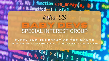 Baby Devs Special Interest Group - 07/10/2025