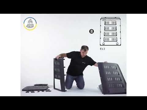 Компостер 220 л prosperplast COMPOGREEN Пластиковий компостер Садові компостери Компостні баки, видео 1