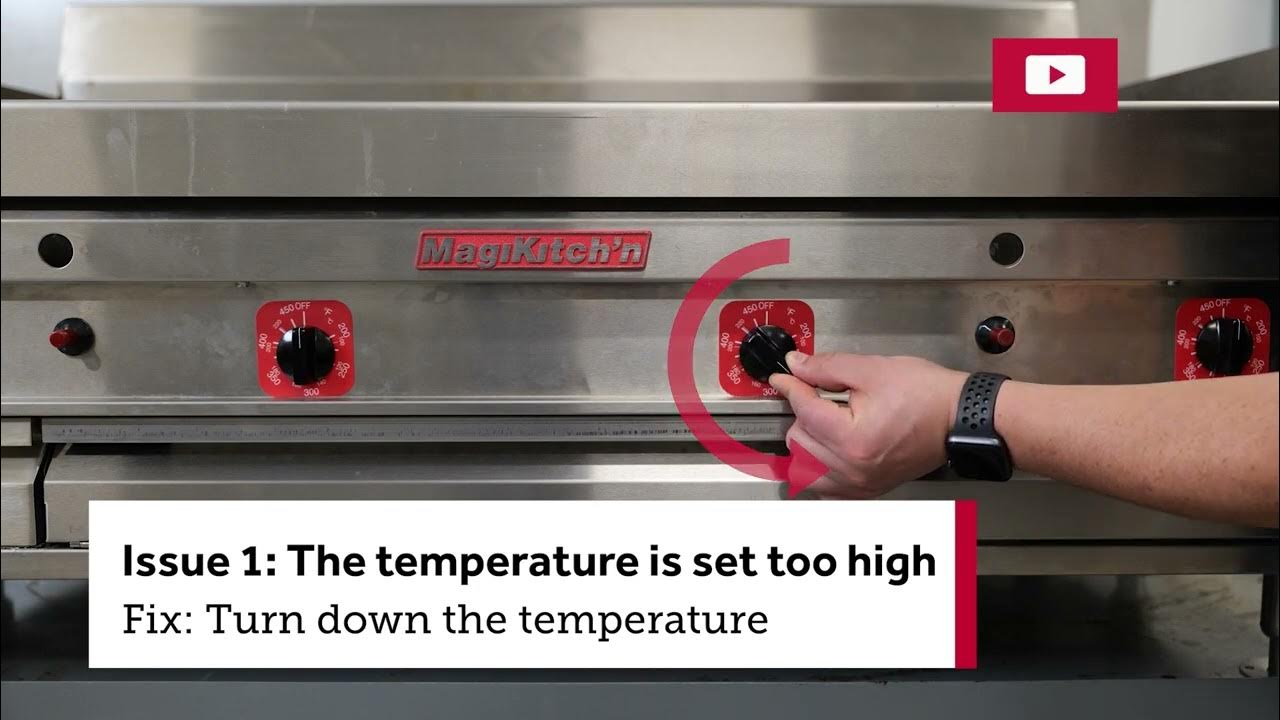 Troubleshooting a MagiKitch'n MKG Griddle When Product is Sticking