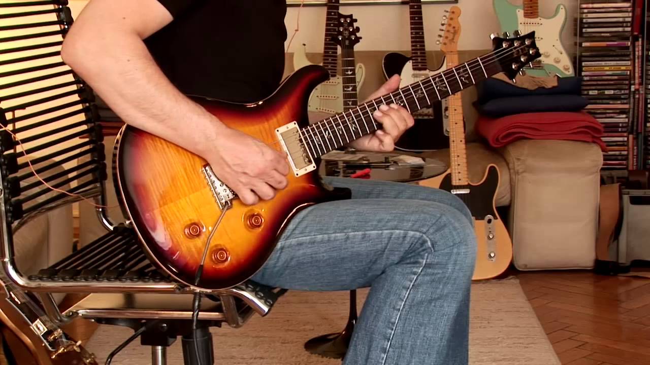 2008 PRS Custom 22 10 Top Vintage Yellow