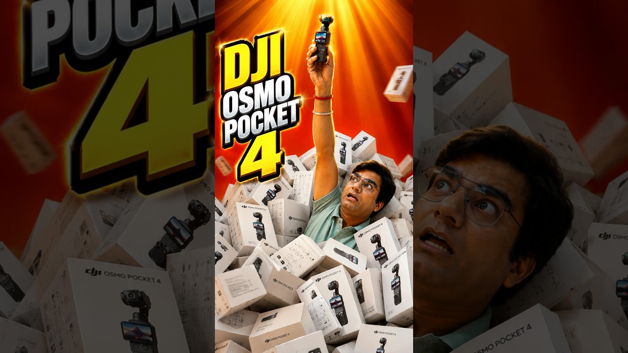 Osmo Pocket 4 का Comedy Unboxing 😂 | Cinekar Vlogs #shorts