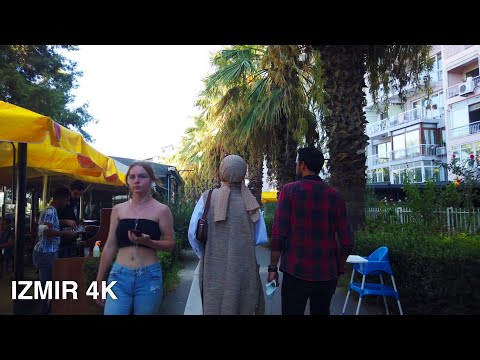 Izmir, 튀르키예 | Güzelyalı → Mithatpaşa | 도보 여행 4K