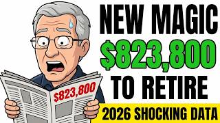 Why You Now Need $823,800 to Retire Comfortably