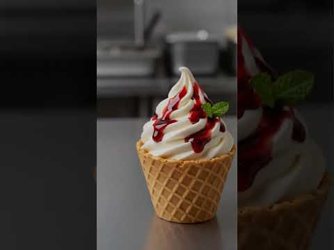 Суміш для м’якого морозива Полуниця 2 кг для фризера | суха суміш HoReCa, видео 1