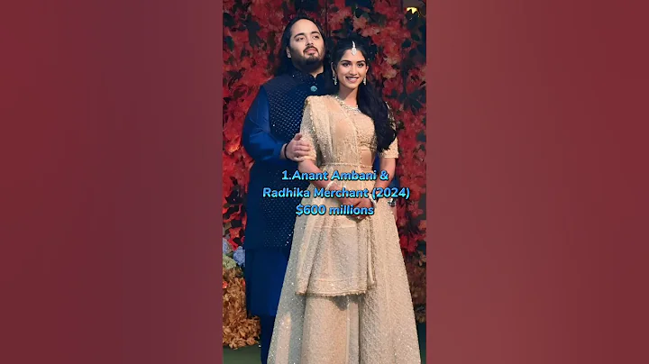 Top 10 most expensive weddings in the world 🌎 #shorts