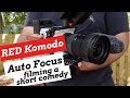 Using ONLY Autofocus with the RED Komodo to shoot a short Run & Gun comedy video