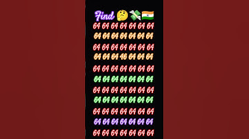 Find odd number #shortsfeed #shorts #trending #quiz #viral #browsefeatures