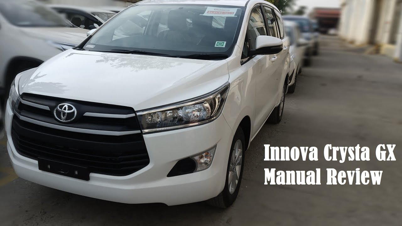 Toyota Innova 2 4 Gx 8 Seater 2019 Innova Crysta Base