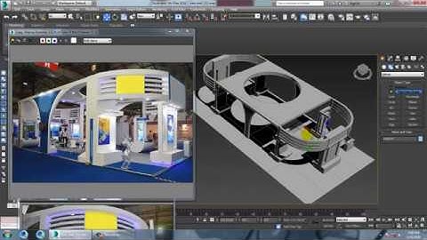 Tutorial on Modeling, texturing and Lighting a 3d stall in Autodesk 3dsmax ( Part 4)
