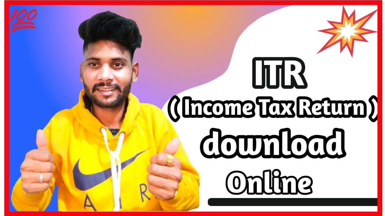 ITR Income Tax Return File Online Kaise Download Kare YouTube itr-income-tax-return-file-online-kaise-download-kare-youtube