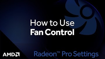 How to Use Fan Control in AMD Radeon™ Pro Software