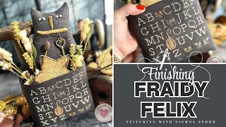 Unleash Your Creativity: Stitch a Primitive Black Cat!
