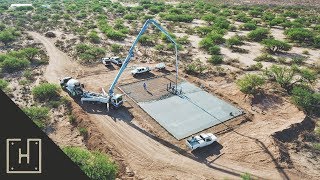 Diy Garage - Form Work Concrete Pour Part 3