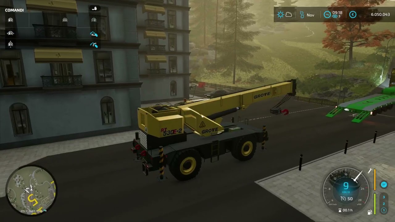 Farming simulator 22 Scarico e preparazione chiusura stradale straordinaria