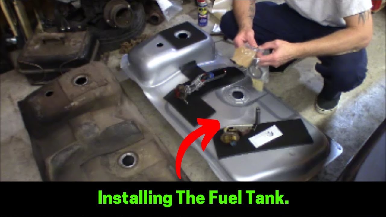 Fuel Tank Install Fox Body On3 Turbo Build. YouTube