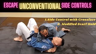 Basic Beginner Escapes for Unconventional Side Controls