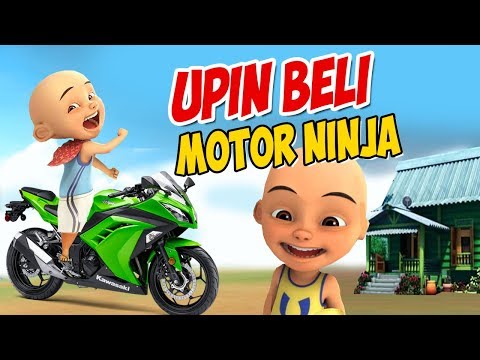 Upin ipin Beli Motor Ninja , ipin senang ! GTA Lucu