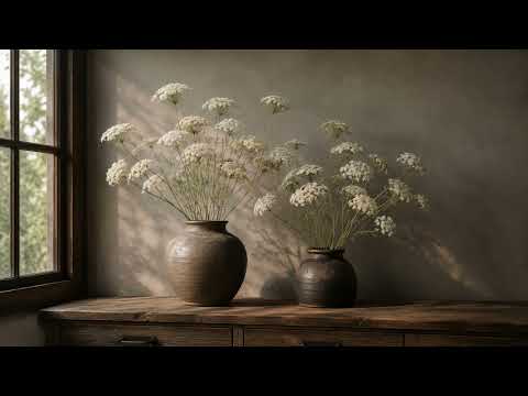 Rustic Wildflower Bouquet Art | 4K TV Screensaver & Samsung Frame TV Wall Art Background