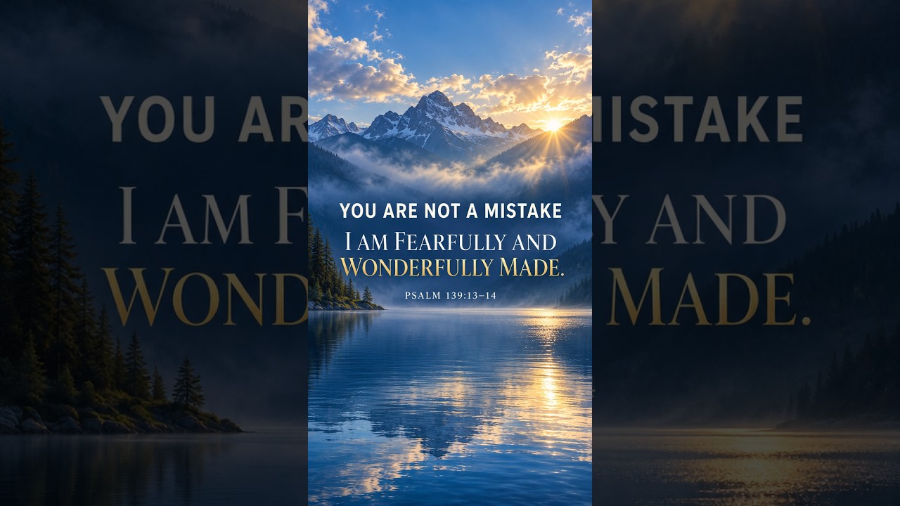 Thumbnail for God didn't make a mistake when He made you ❤️