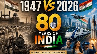 1947 to 2026: 80 Years of Independence - India's Incredible Journey! 🇮🇳 (Full Documentary)
