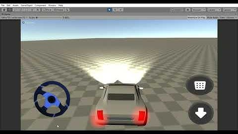 Free Source Code || Unity Running Car with controls and assets || latest 2021