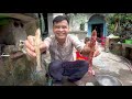 Làm món bún nem hải sản Quảng Ninh | Các món nướng than hoa | Long Chung Phong