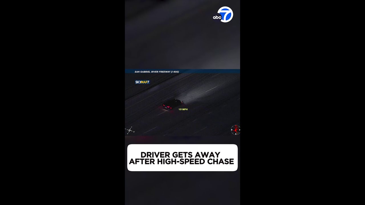 Chase: Corvette flees authorities at high speeds from IE to DTLA