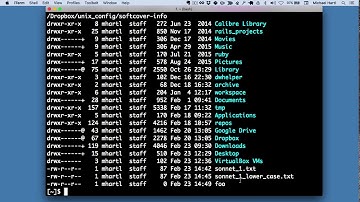 Section 2.2: “Listing” from Learn Enough Command Line to Be Dangerous