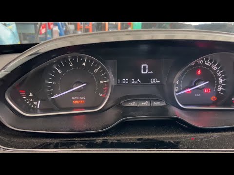 Peugeot 208 How to Reset Service indicator 2012-2019 #peugeot #peugeot208