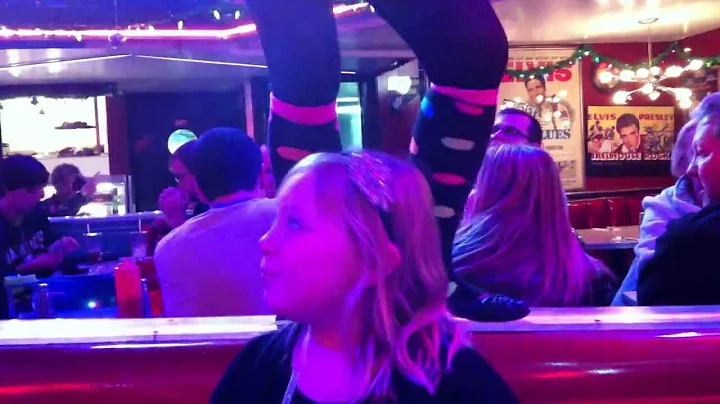 Dancing Queen at the Stardust Diner, NYC