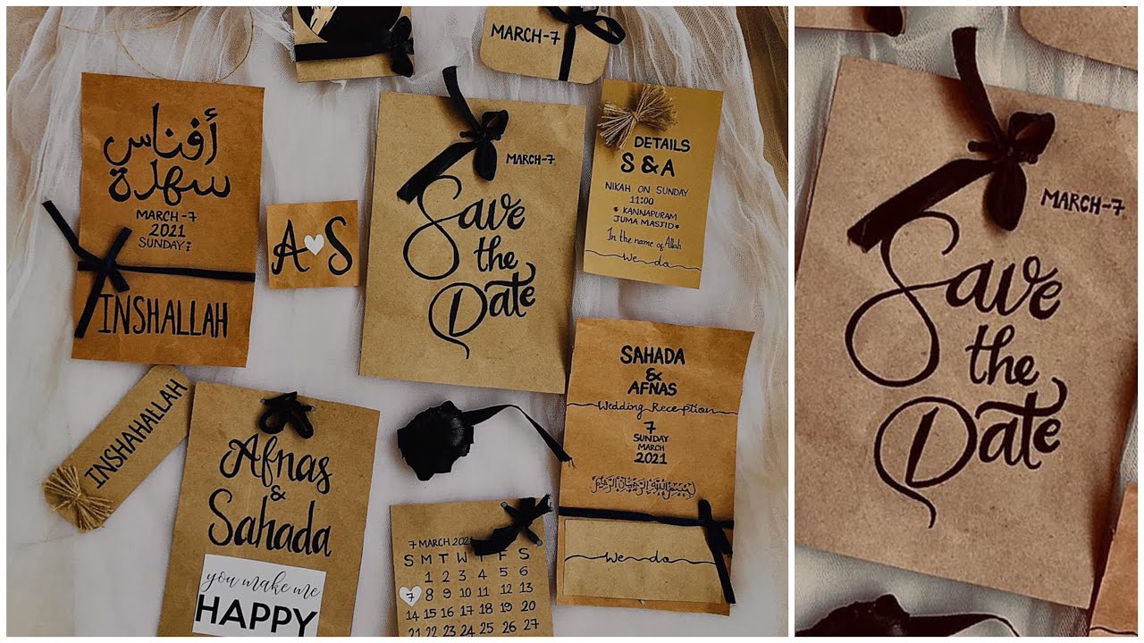 What are the Save the Date Ideas for Wedding? - Crafty Art