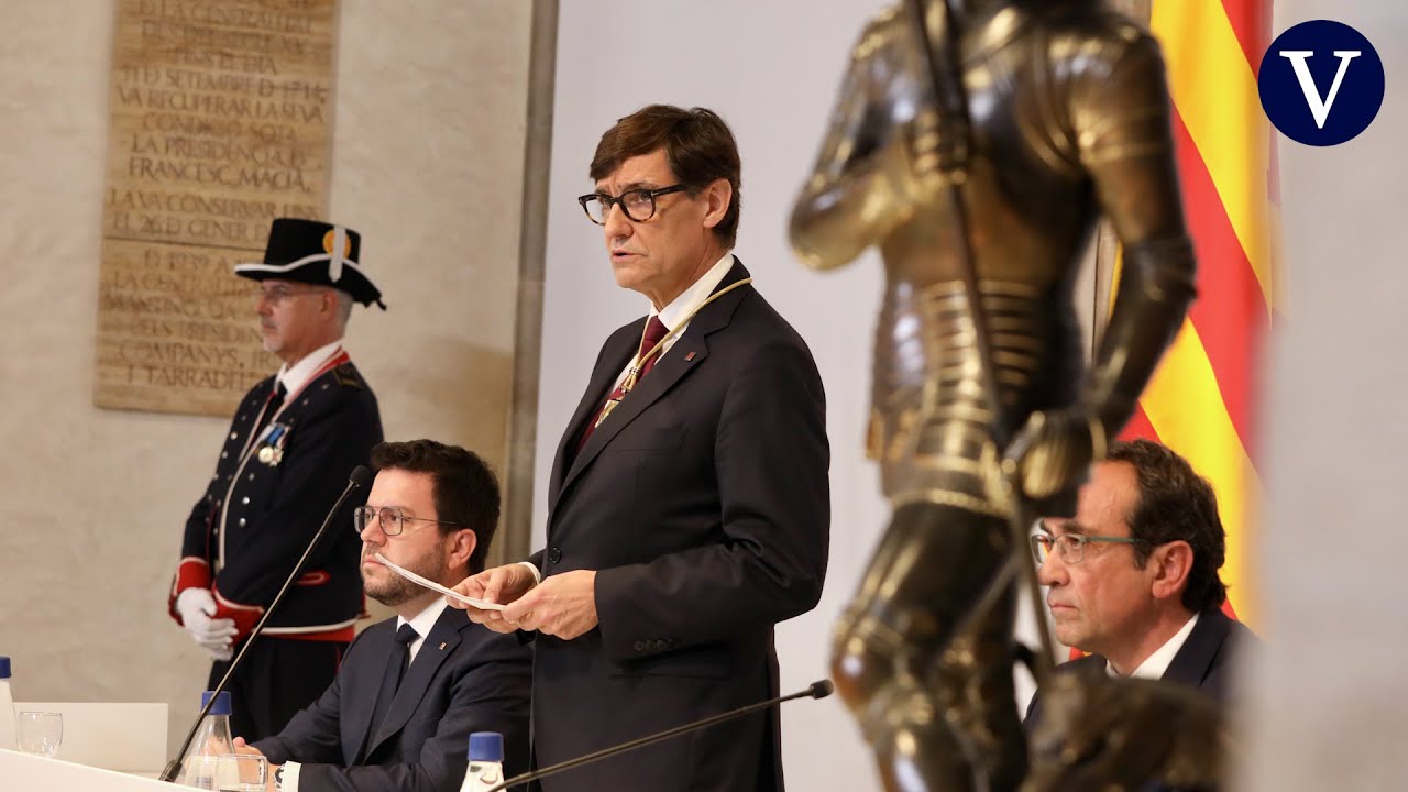 Illa toma posesión como presidente de la Generalitat con la voluntad de “unir”