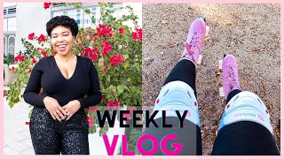 Vlog: I&#39;m Learning How To Roller Skate | Family Time | Brunch At Grown Miami | Retail Therapy + More