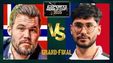 GrandFinal⚡ Alireza Firouzja vs Magnus Carlsen | Esports World Cup 2025 | chesscom 