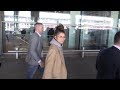 EXCLUSIVE : Zendaya arriving in Paris via CDG airport