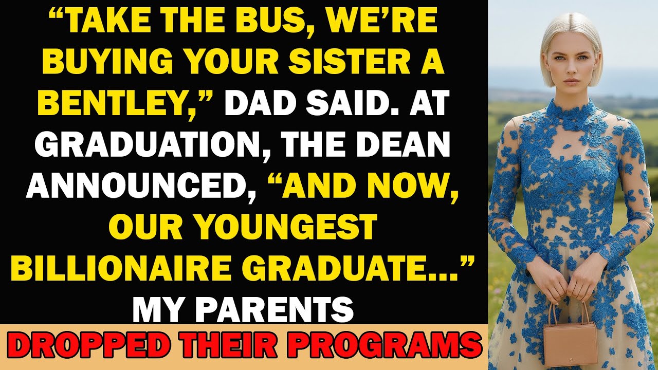 My Parents Made Me Take The Bus To My Graduation — While Buying My Sister A...
