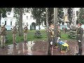 Ранковий церемоніал вшанування загиблих українських героїв 3 вересня