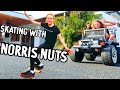 Norris nuts skateboarding routine