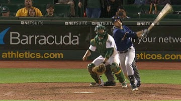 MIL@OAK: Braun hits an RBI double into left field