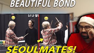 Soft and cozy seoulmates! - VMIN BTS Being The Most Cutest Soulmate | Reaction